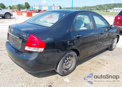 2009 Kia Spectra Ex из США, поврежденный, VIN KNAFE221095656323